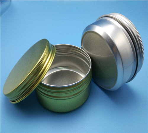 广州厂家工厂直销优质圆形螺旋铝盒 圆形膏霜体铝盒 